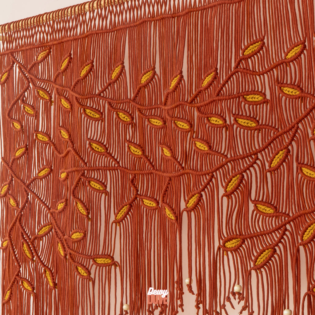 Textured pattern with black and orange lines on a dark background, featuring the brand 'Demy Love'.